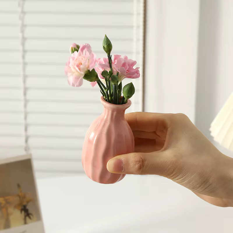 Mini vase à fleurs en céramique