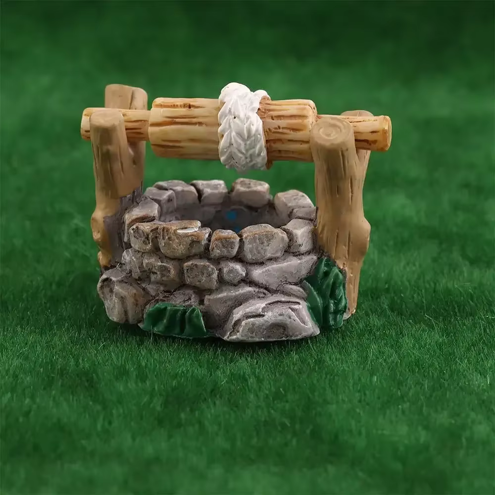 1pc bricolage Miniature fée jardin pelouse ornement Pot artisanat montagne maison de poupée décor