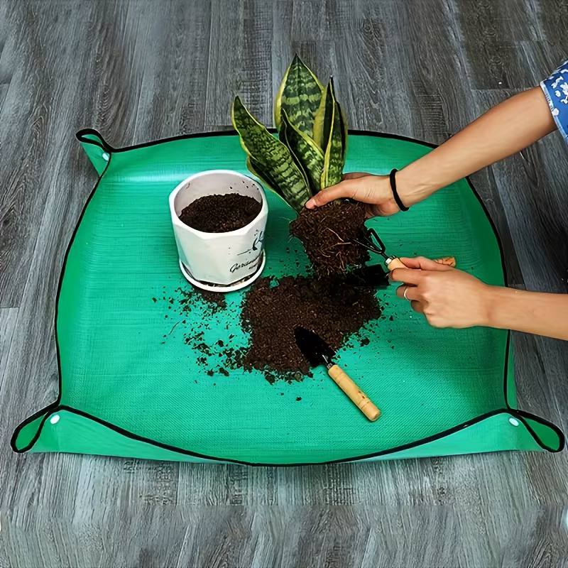 1pc plantation Ma jardinage Pot Pad pliable jardin plante Pot de fleur transplantation tapis imperméables