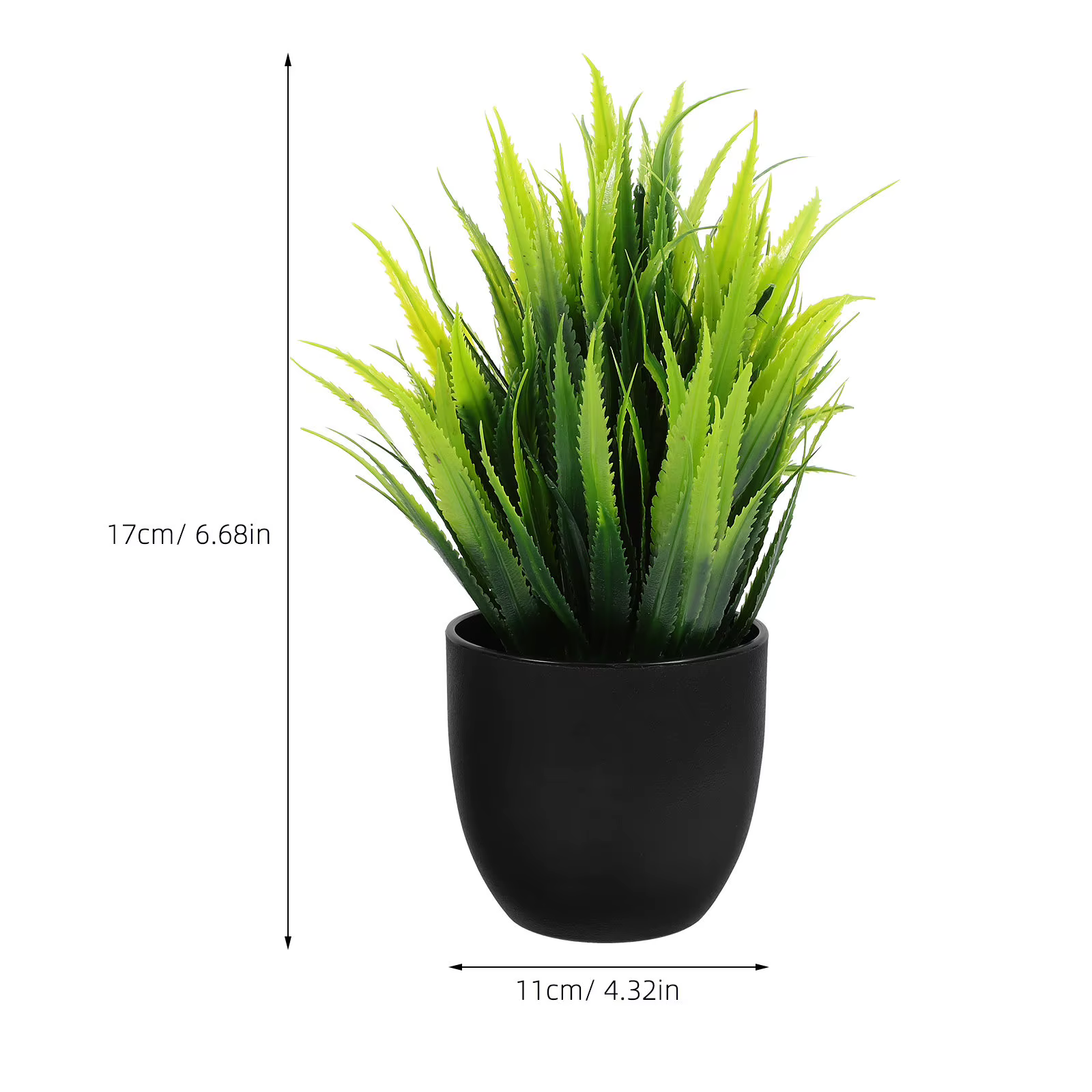 4 plantes artificielles exquises en pot