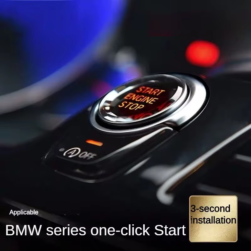 Bouton de Démarrage et d'Arrêt du Moteur, Accessoires de Remplacement pour BMW bronchX5, E70, X6, E71, Z4, E89, Série 1, 3, 5, E90, E91, E92, E60