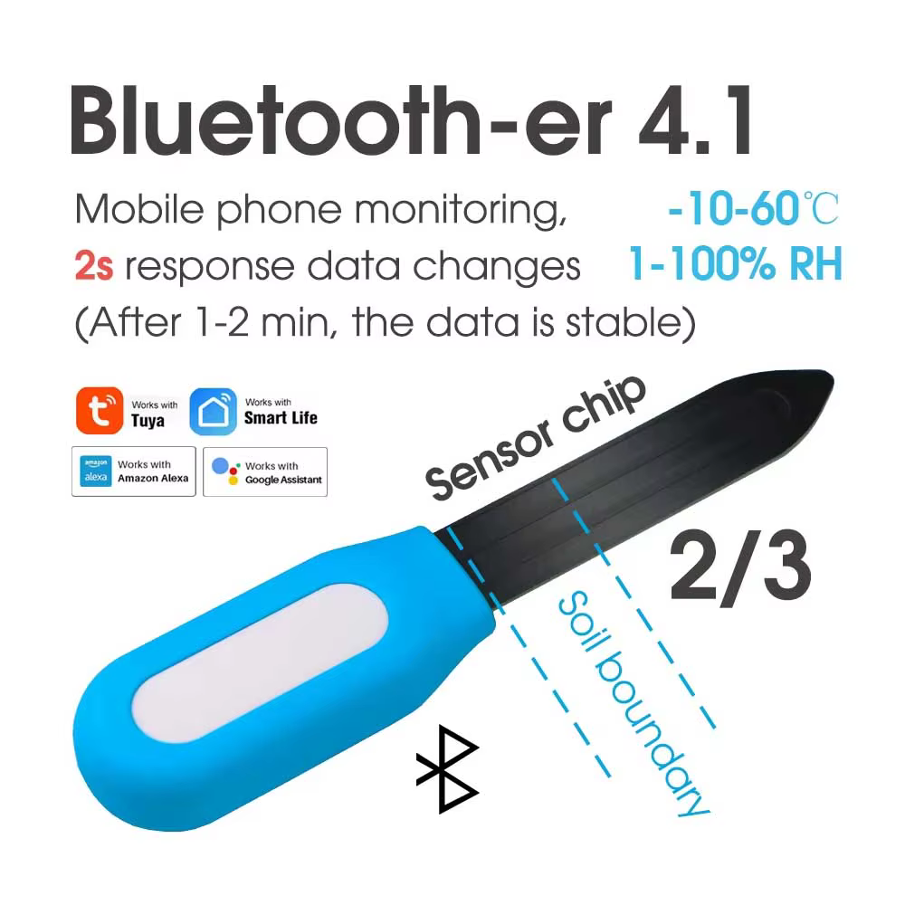 Moniteur de plantes WiFi compatible Bluetooth