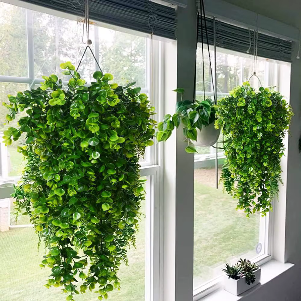 Plantes artificielles en plastique