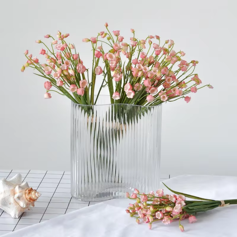 Bouquet de fleurs artificielles de muguet