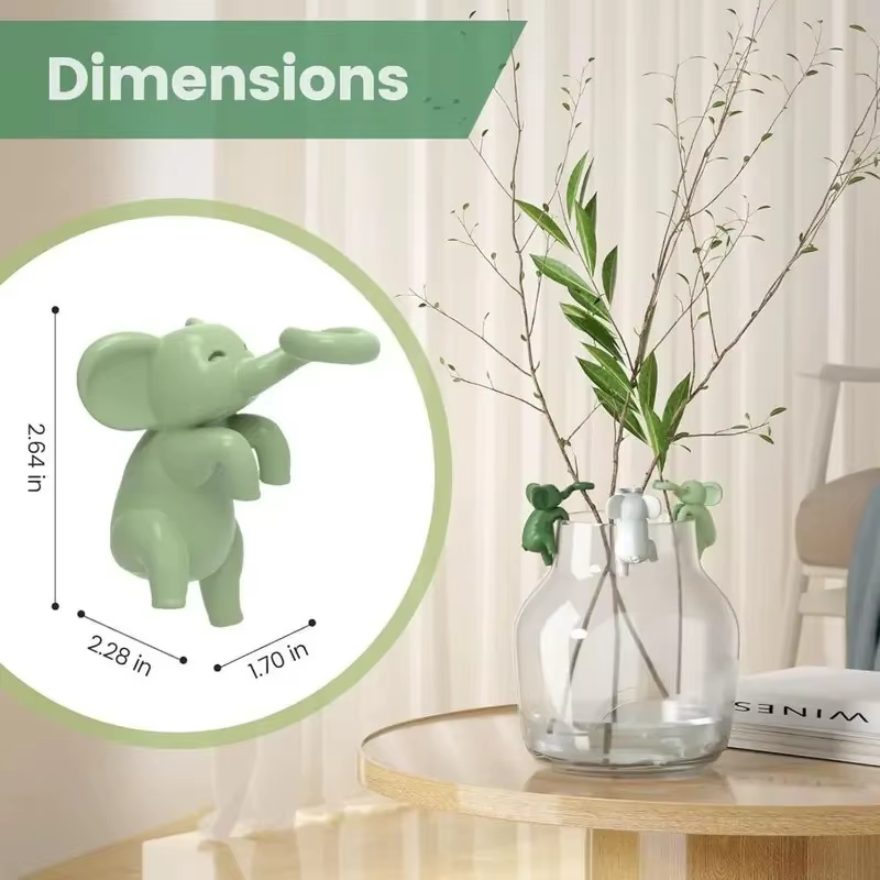 Buddy de propagation des plantes créatives - Support en plastique d'éléphant 3D pour coupures