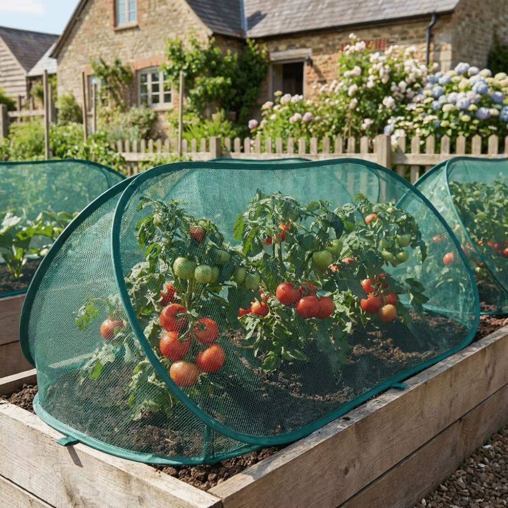 Filet de protection pliable pour plantes