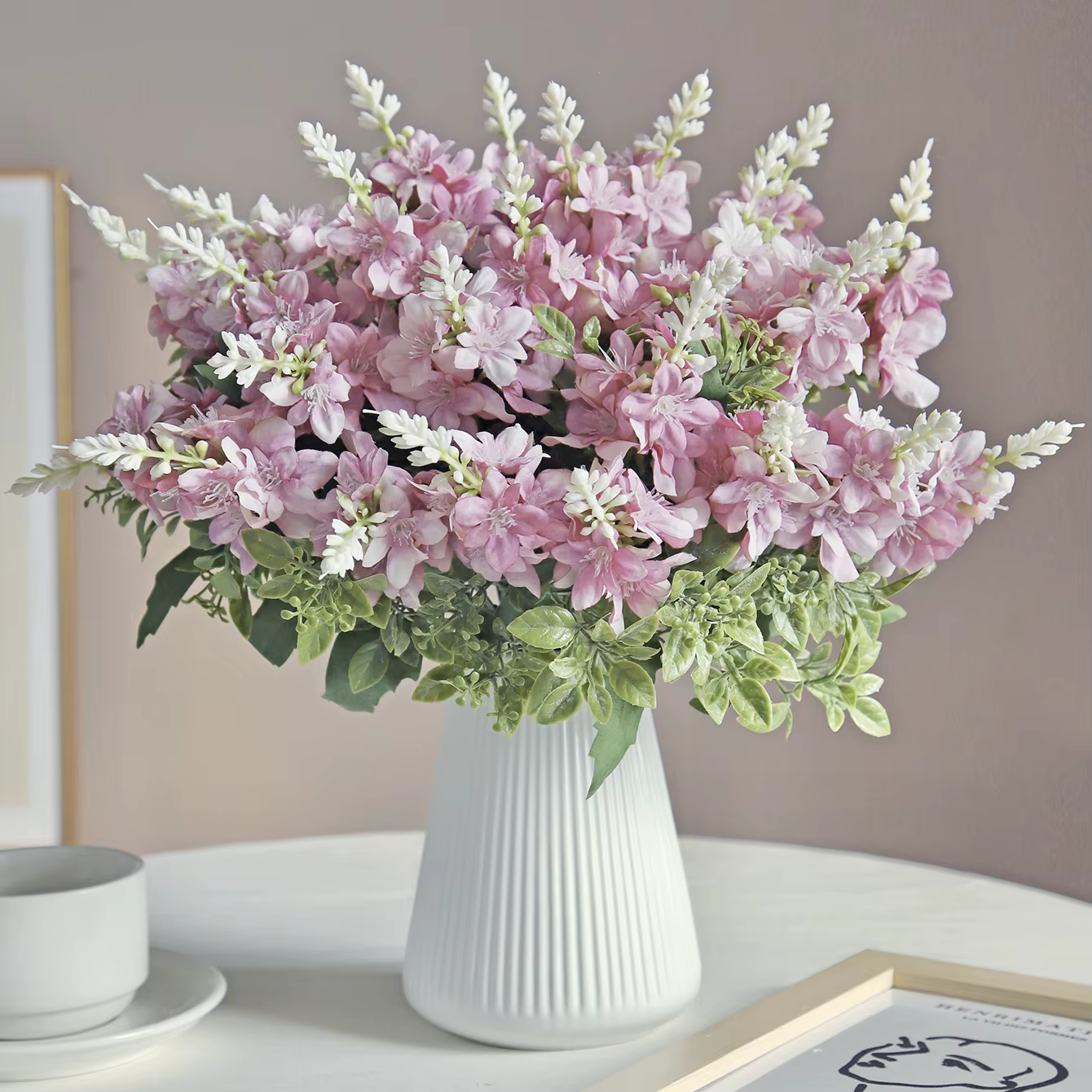 Fleurs artificielles en soie Yucca Gloriosa pour mariage