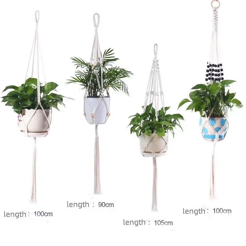 Support fait main pour pots de fleurs