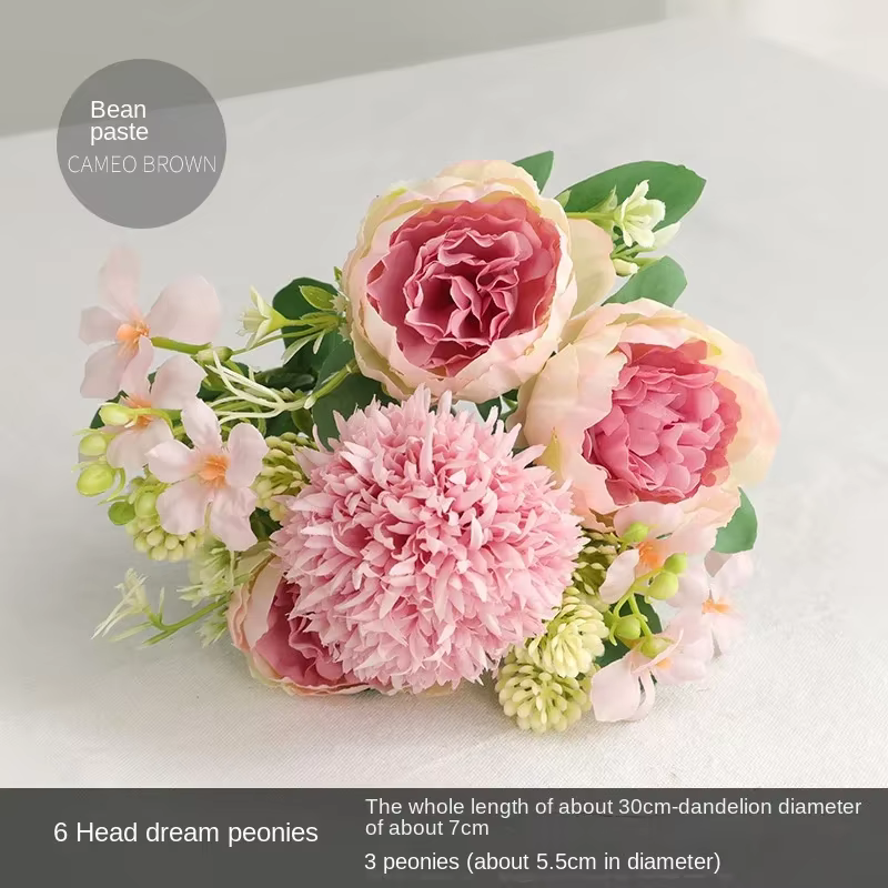 Fleurs artificielles pivoines
