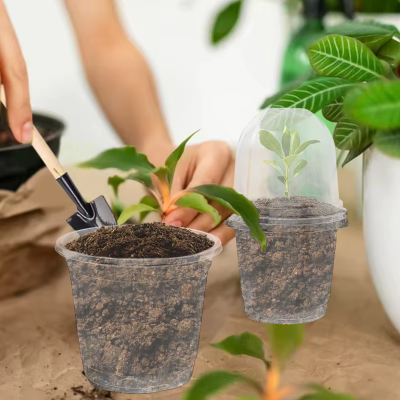 Pots de pépinière en plastique élégants