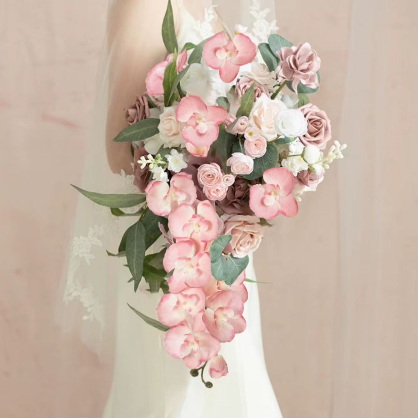 Orchidées artificielles Phalaenopsis pour centres de table de mariage DIY
