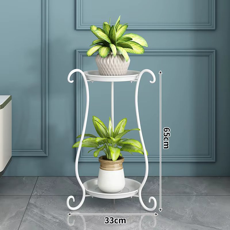 Étagère à plantes en fer sur pied