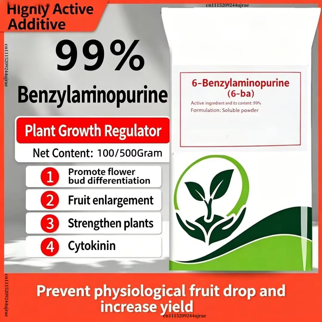 Engrais en poudre 6-benzylaminopurine pour bourgeons de fleurs, nutriment de jardinage pour fleurs, bonsaïs et plantes ornementales, supplément de croissance