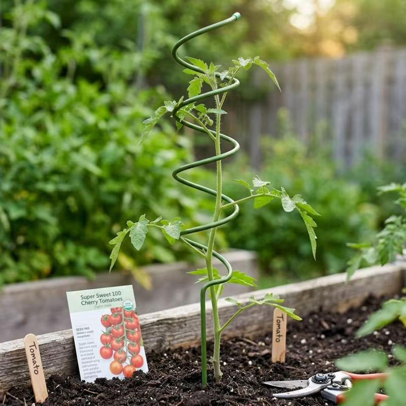 1/5 pièces Tuteurs spirales pour plantes