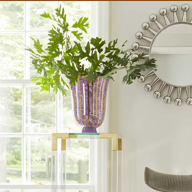 Vase à fleurs en céramique de luxe américain