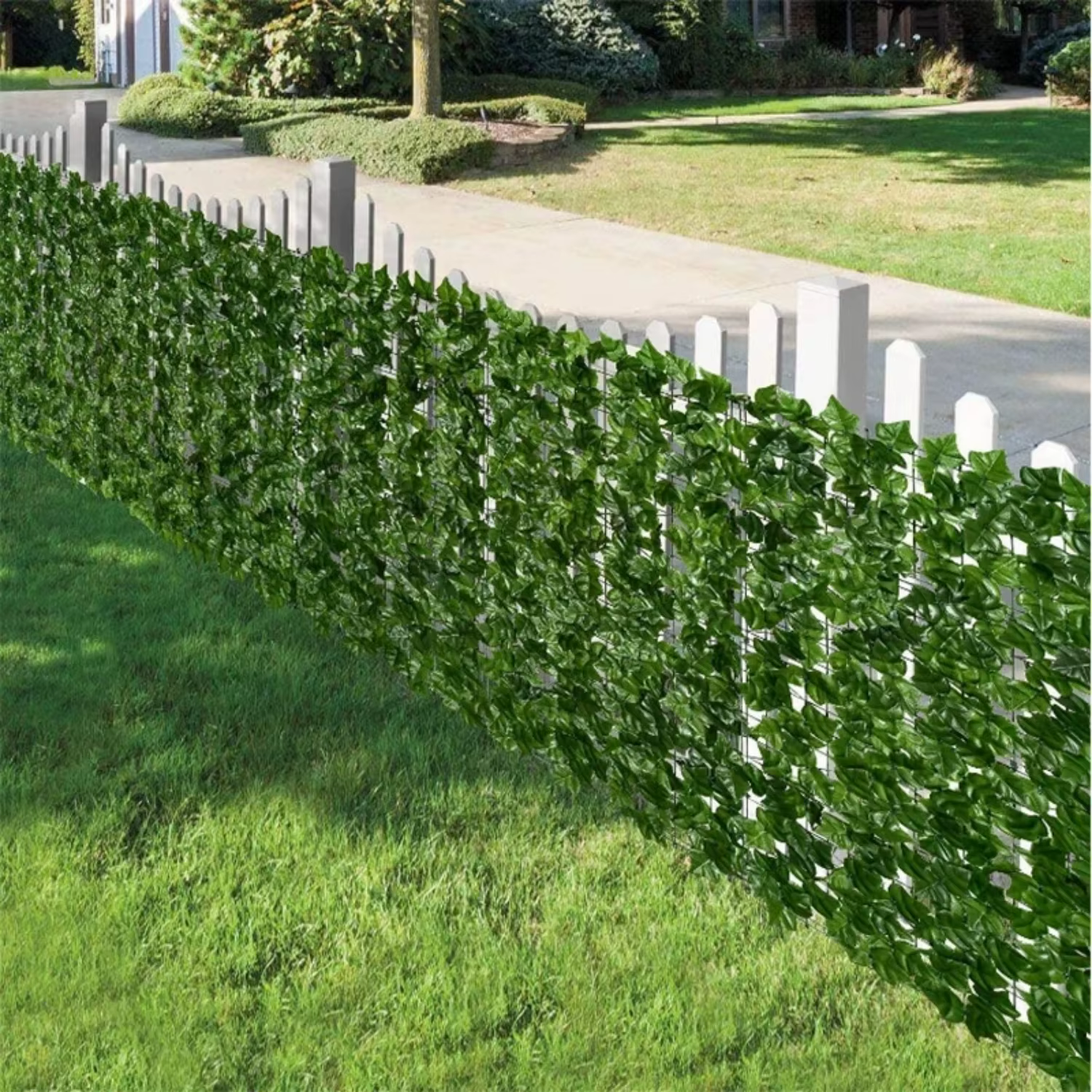 Artificial Ivy Fence Privacy Screen 50x300cm 100x300cm 4 Leaf Styles Faux Green