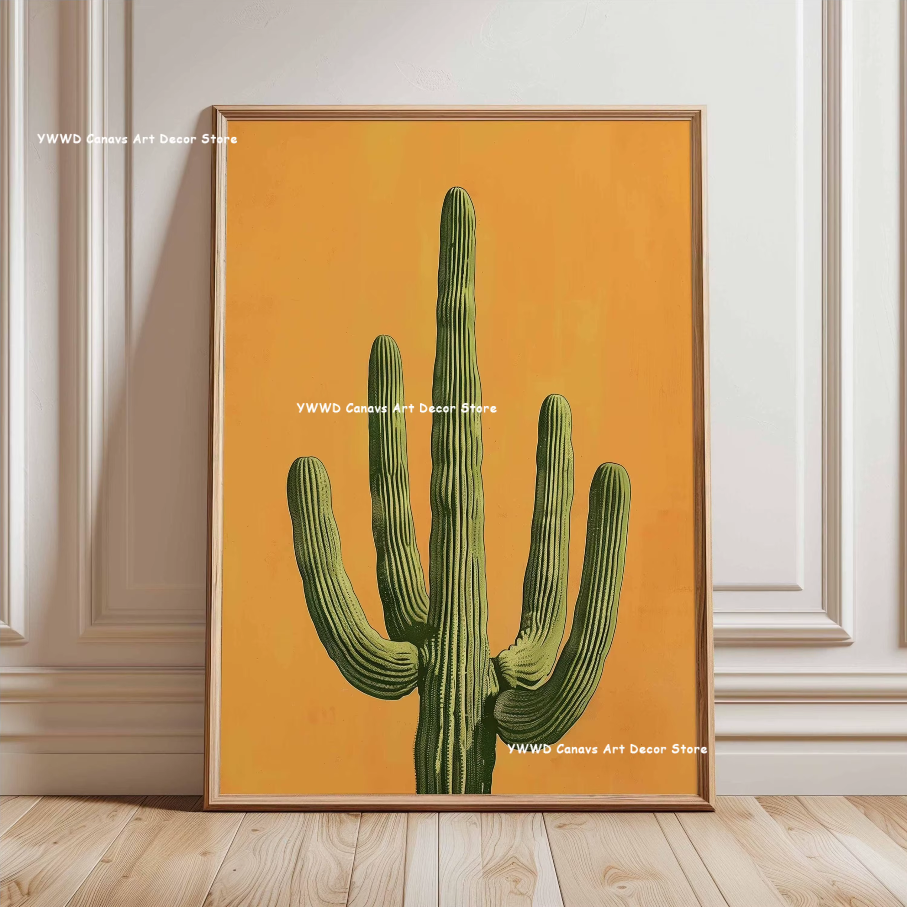Affiche sur toile Cactus du Désert Bohème