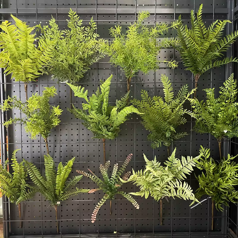 1 pièces plante artificielle vert persan feuilles de fougère décor de chambre fausse