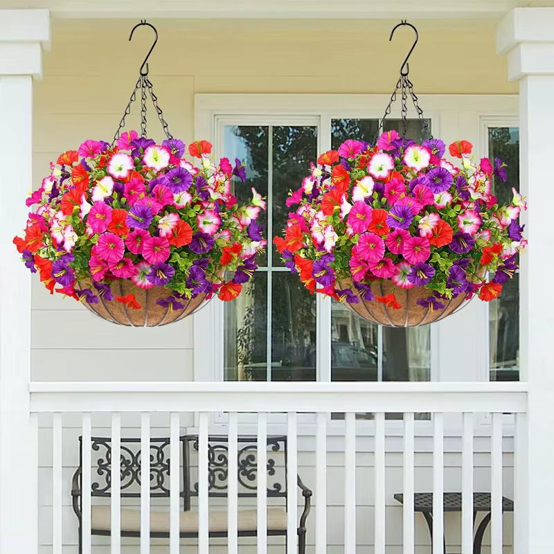 Fleurs artificielles en tissu de soie
