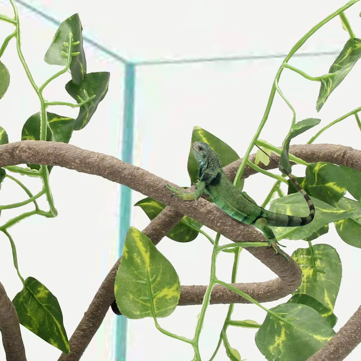 Vignes de reptiles flexibles artificielles