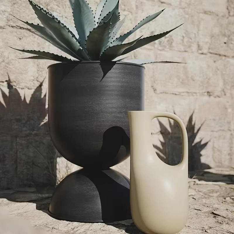 Jardinière d'art en fer pour villa extérieure et jardin