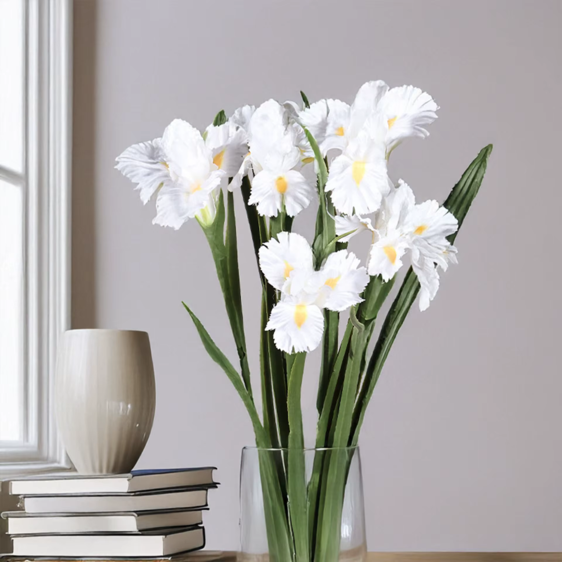 27In Iris fleur fleurs artificielles fausses