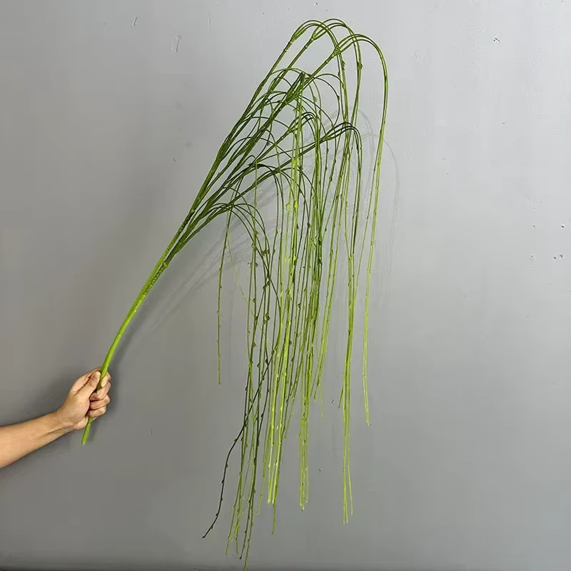 Simulation de plantes de saules pleureurs