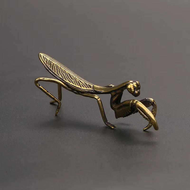 1 pièce Mantis en cuivre miniature