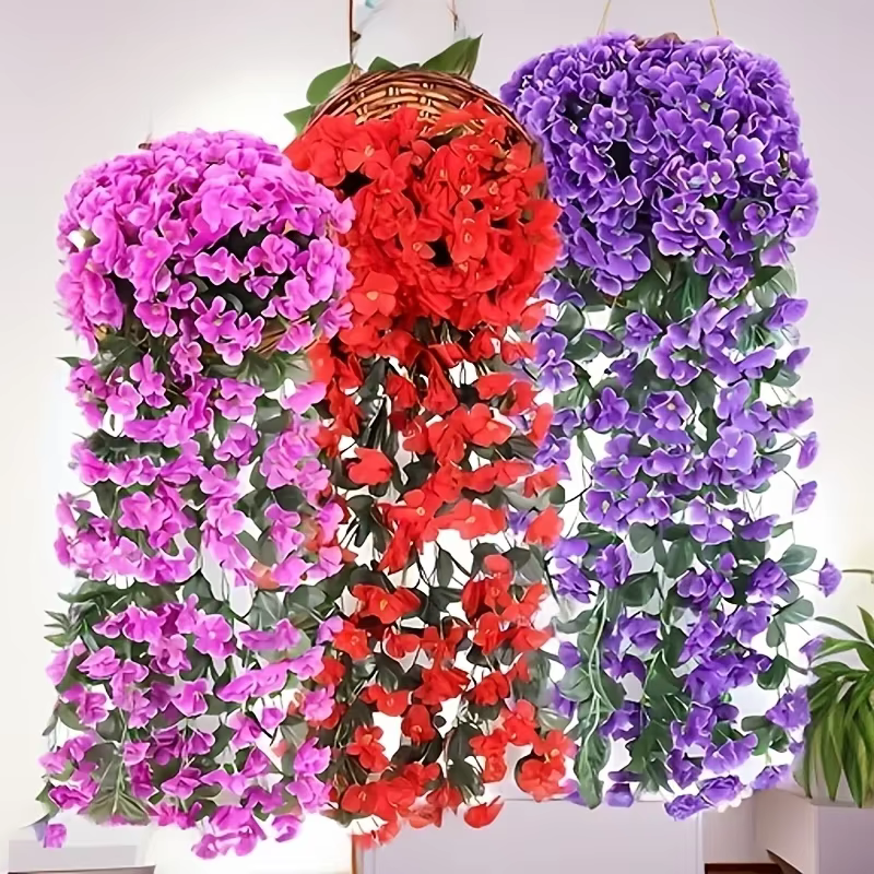 Fleur artificielle violette de 70 cm pour fête