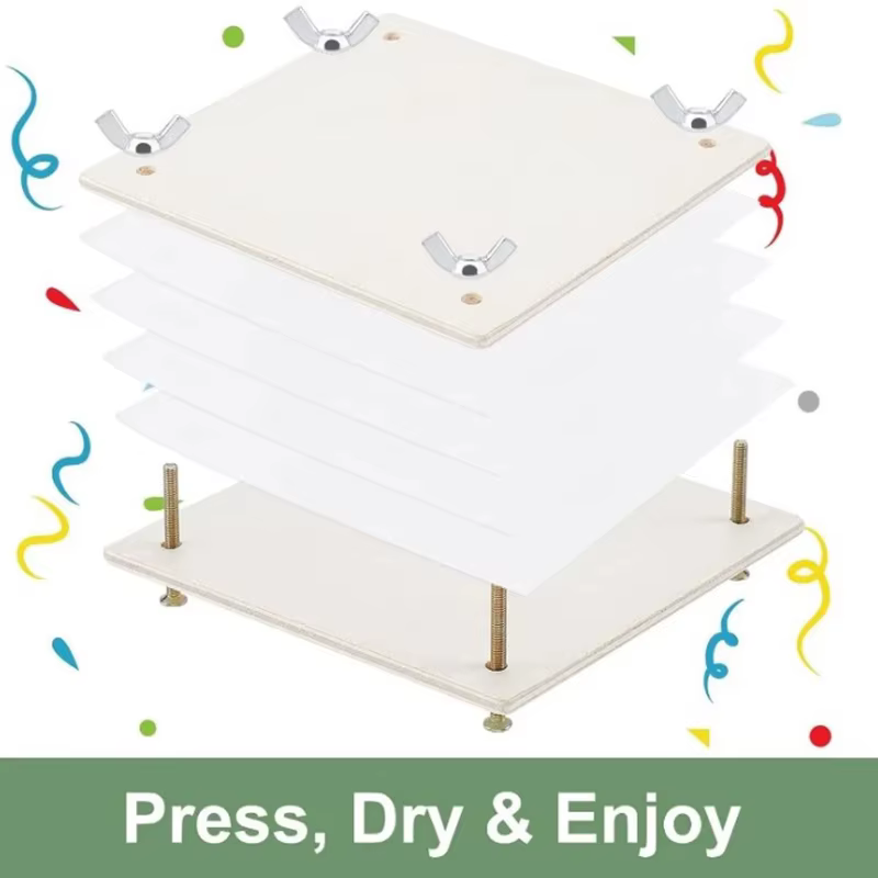 Préserver vos plantes et des feuilles avec un kit de presse à fleurs en bois DIY