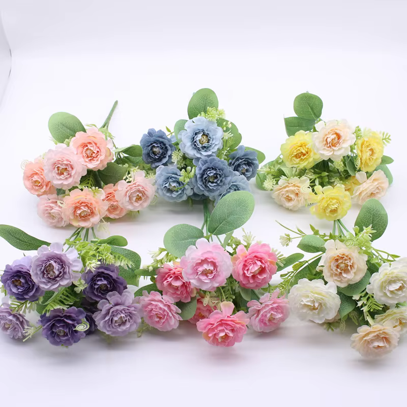 Fleurs artificielles en soie