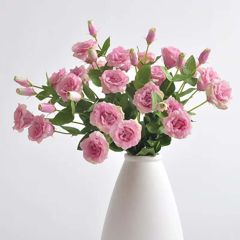 Fleurs artificielles en soie au toucher réel