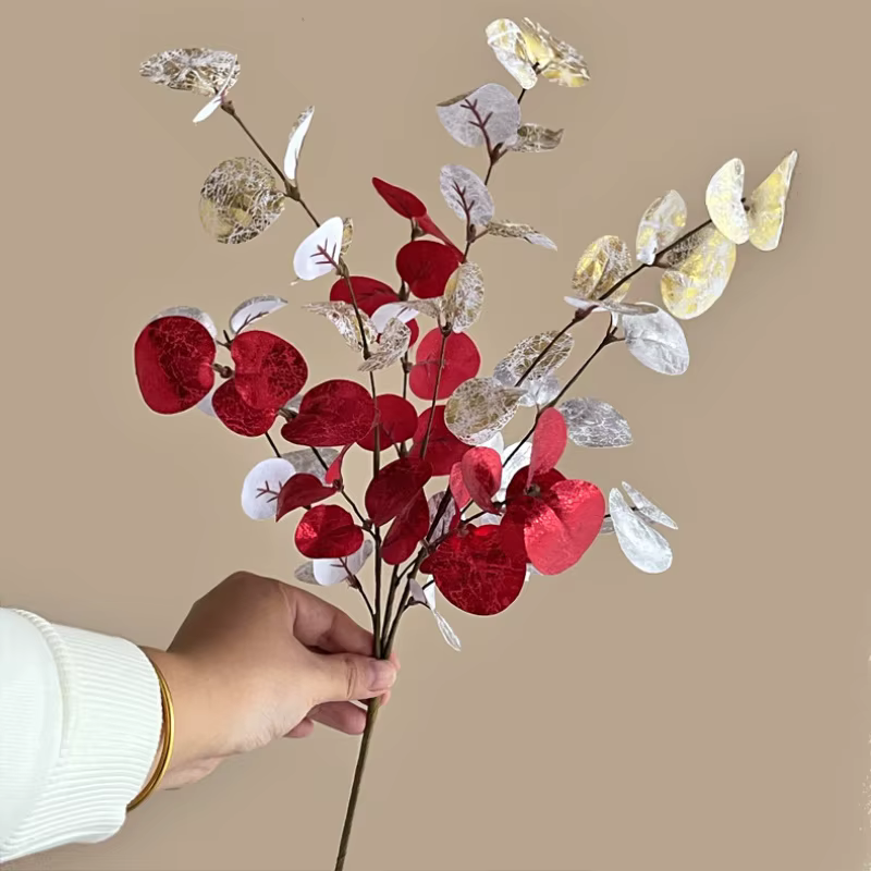 Plante artificielle d'eucalyptus d'automne