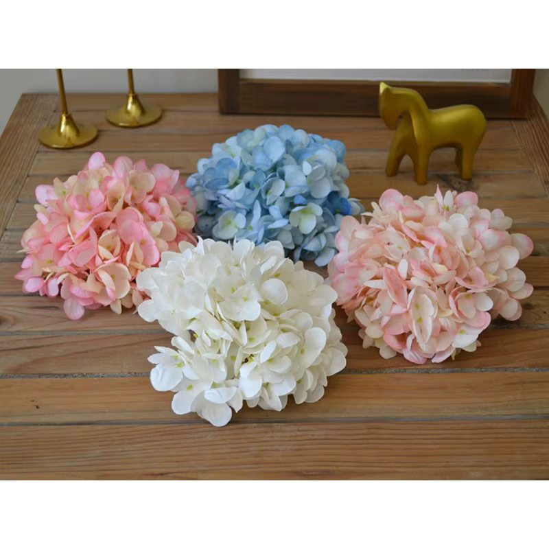 Tête d'hortensia 18cm, accessoires faits à la main