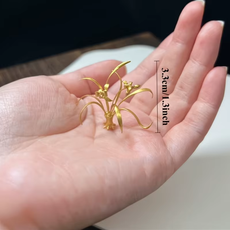 1 pièce d'ornement élégant et polyvalent en forme d'orchidée