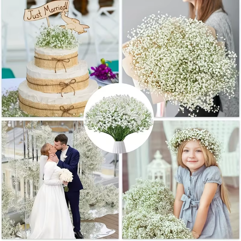 Fleurs artificielles de Gypsophile