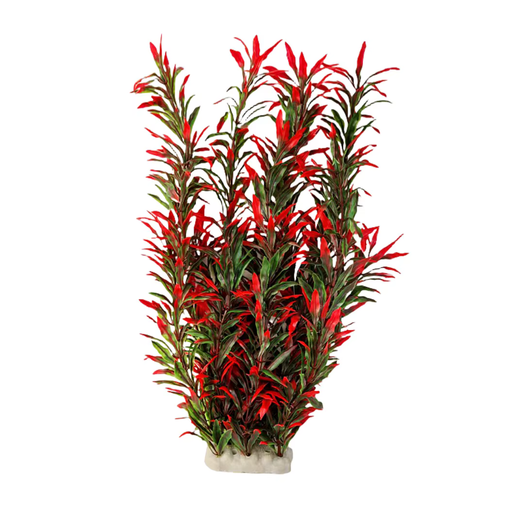 38 cm/15 pouces Aquarium artificiel eau herbe