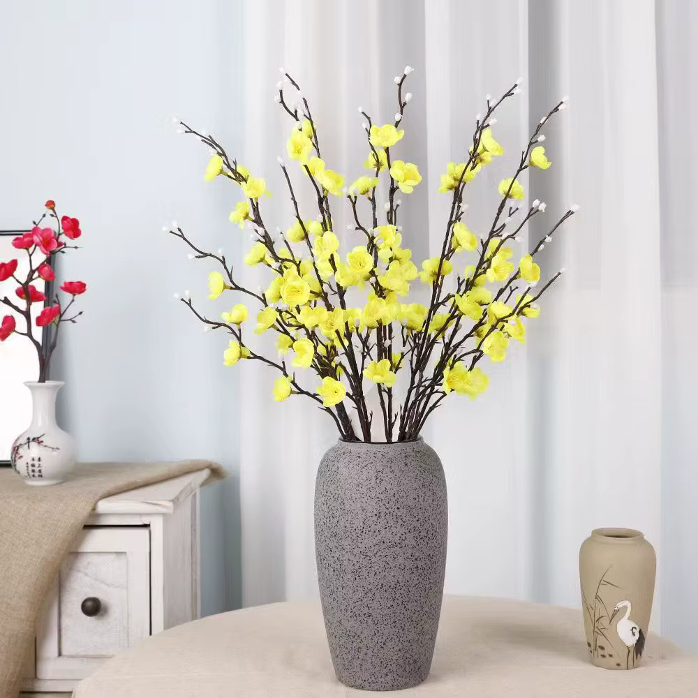 Simulation de fleurs en soie