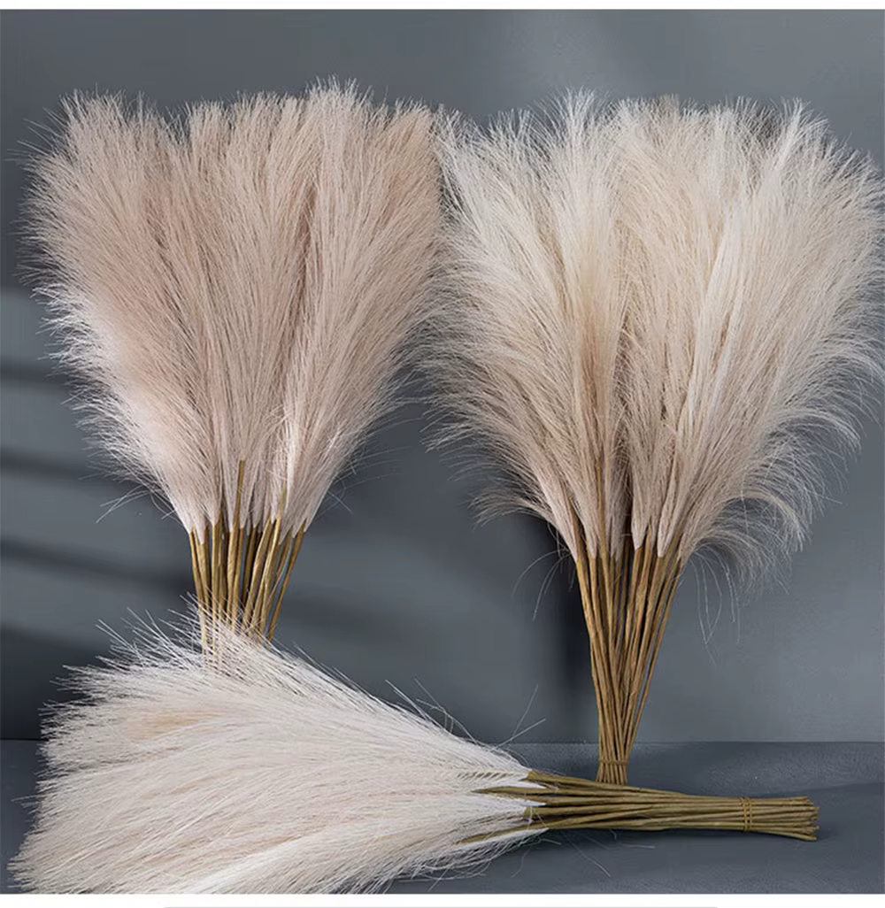 5/10/20 pièces moelleux Pampas herbe Boho décor fleur artificielle fausse plante roseau simulé fête mariage décoration de la maison 42CM