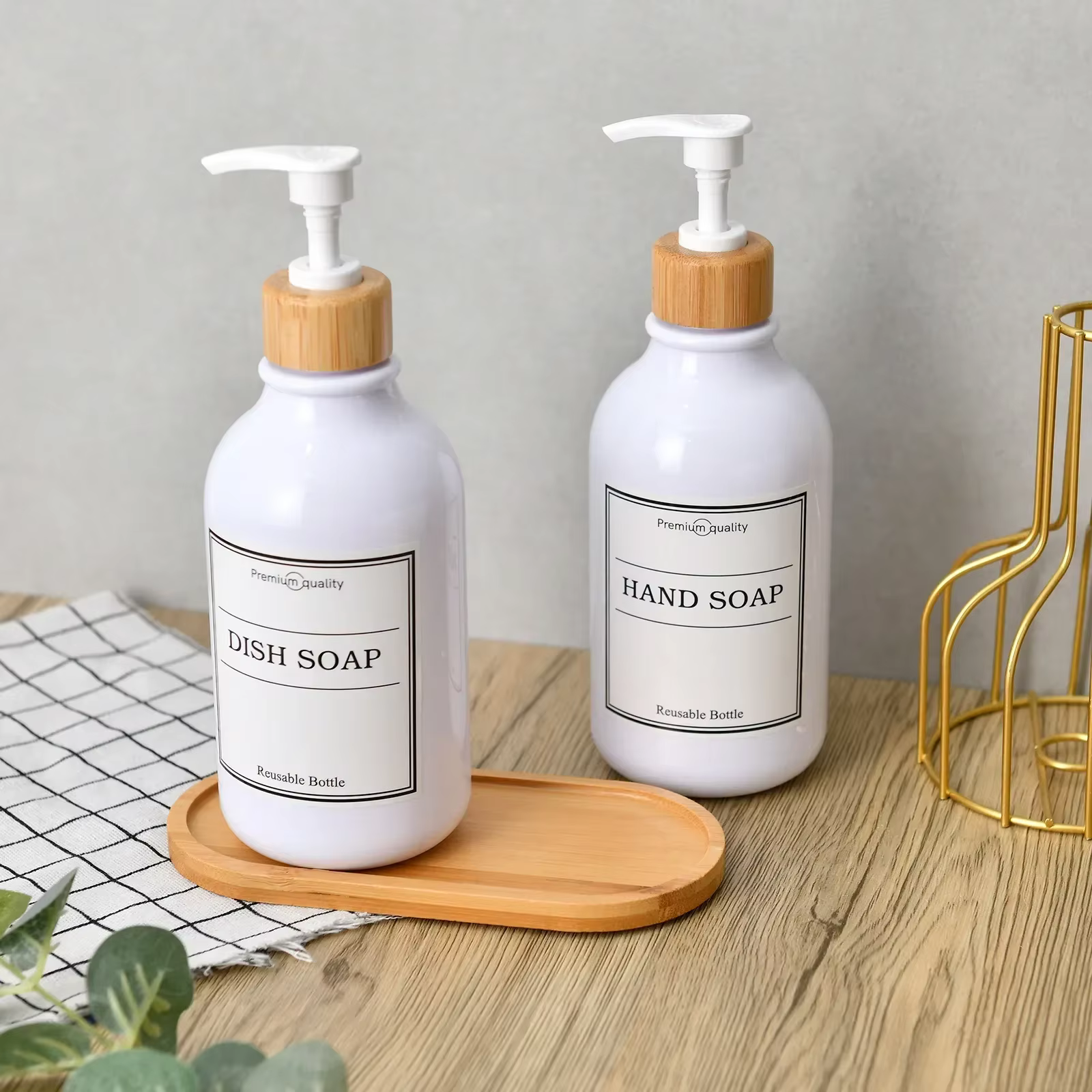 Mini pot à plantes en bambou T1