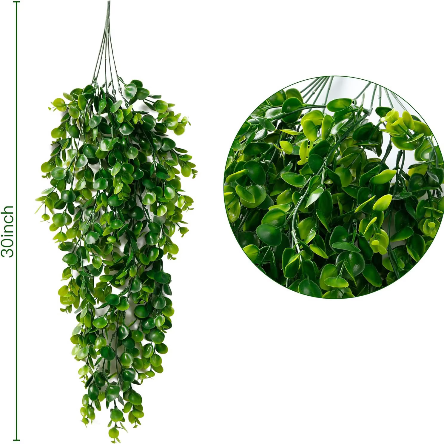 Plantes artificielles en plastique