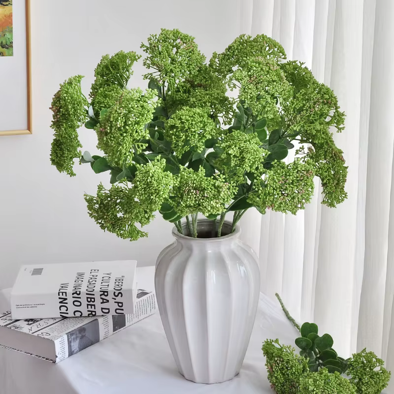 Fruits d'hortensia artificiels 58CM