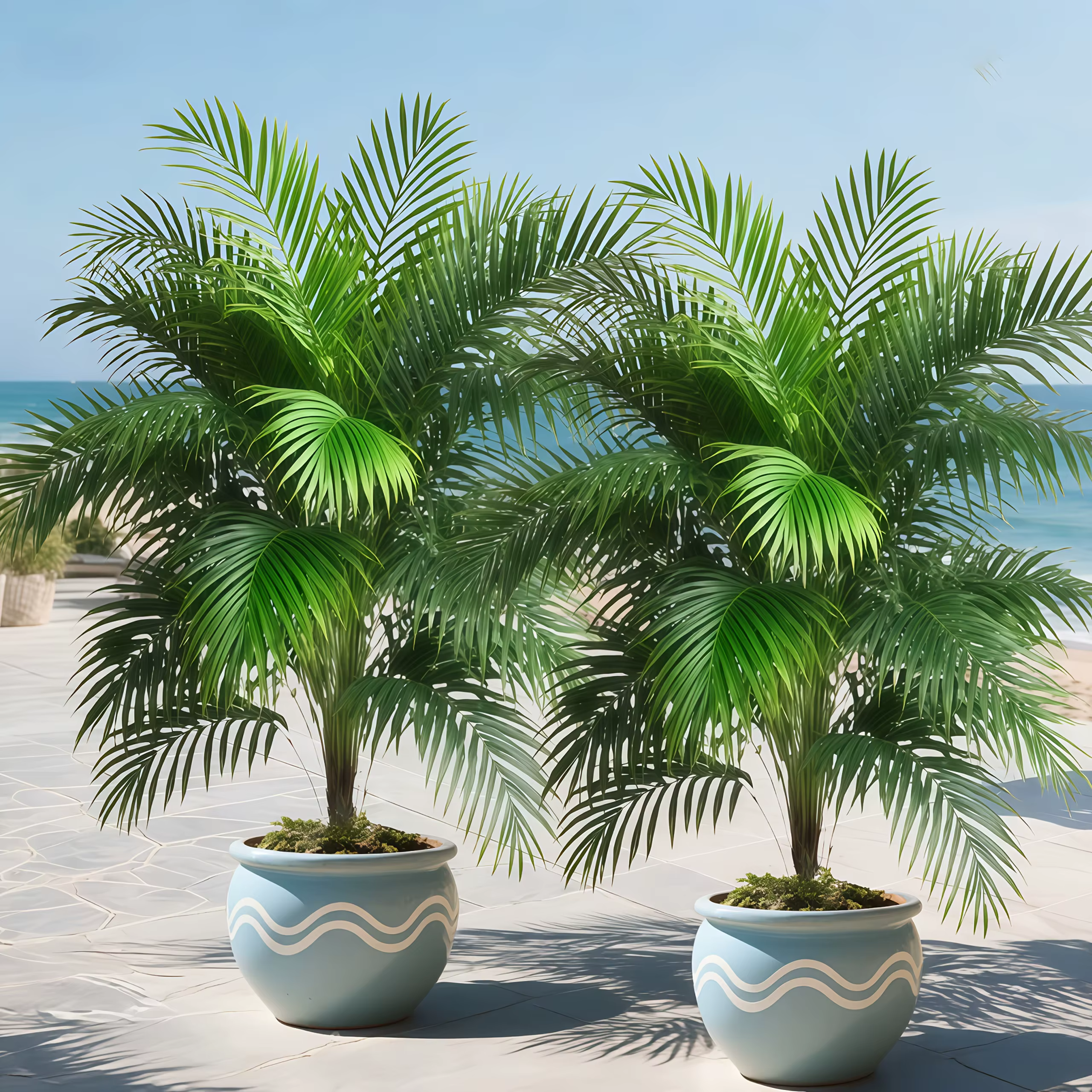 Grands palmiers d'ananas artificiels d'extérieur