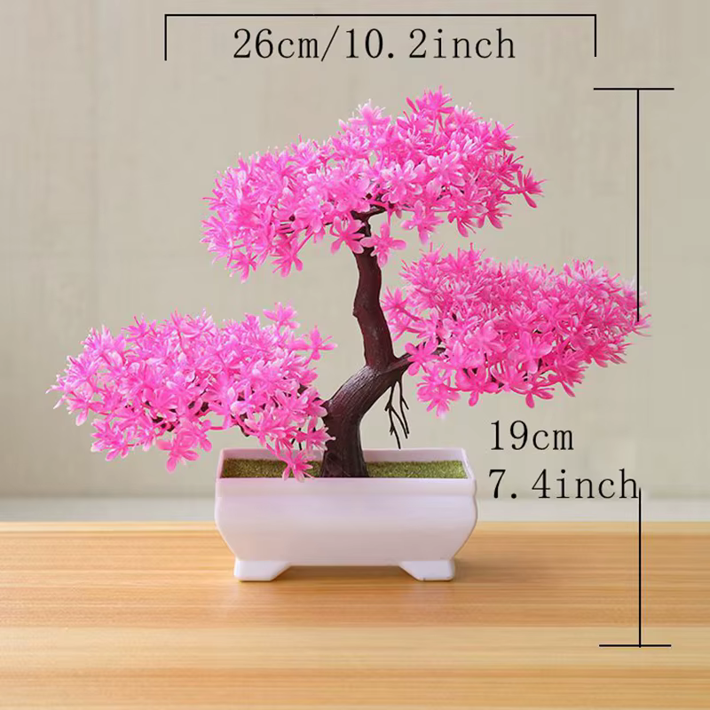 Plantes artificielles de simulation de bonsaï