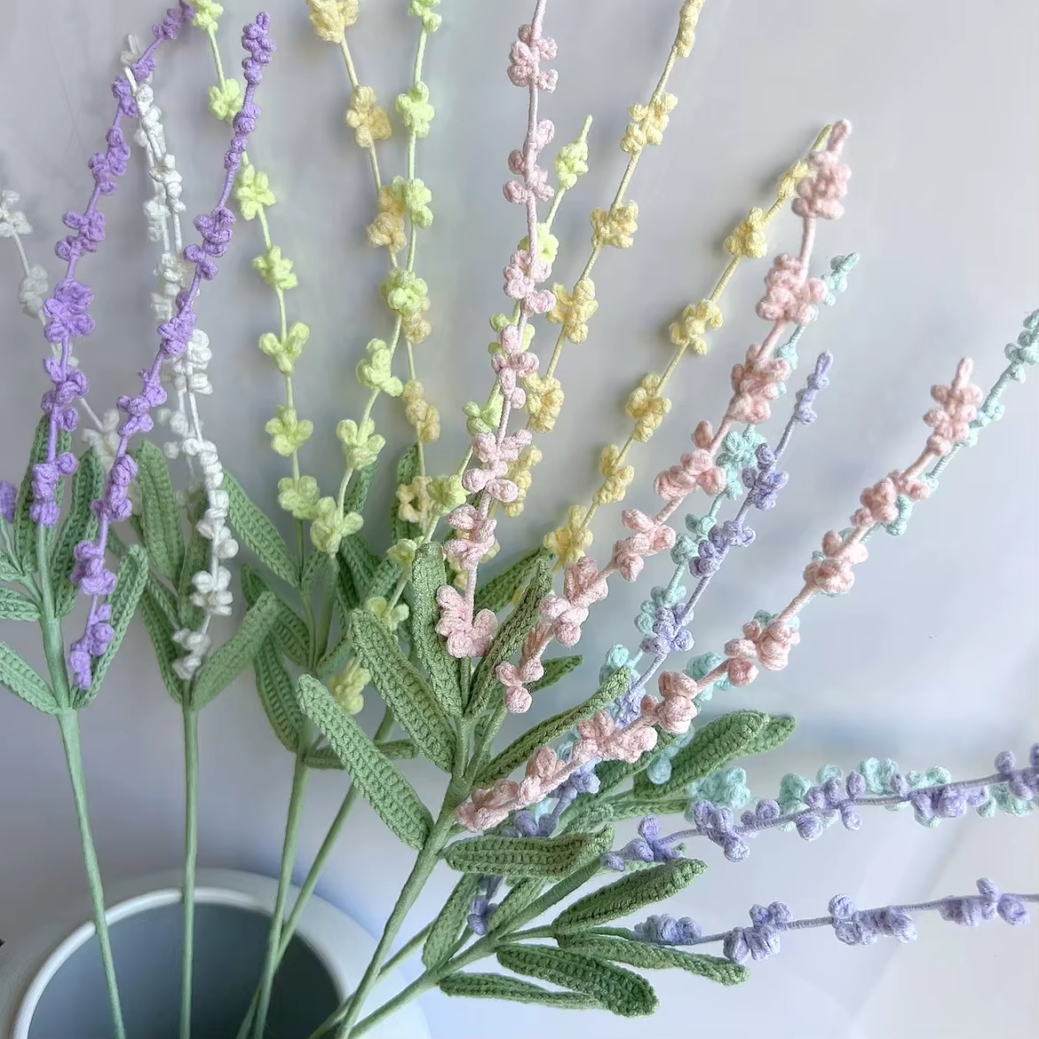 Fleurs de lavande au Crochet