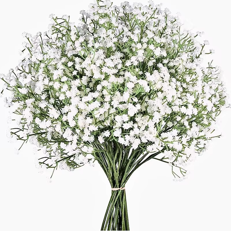 1 pièce de fleurs artificielles Gypsophila de 63 cm