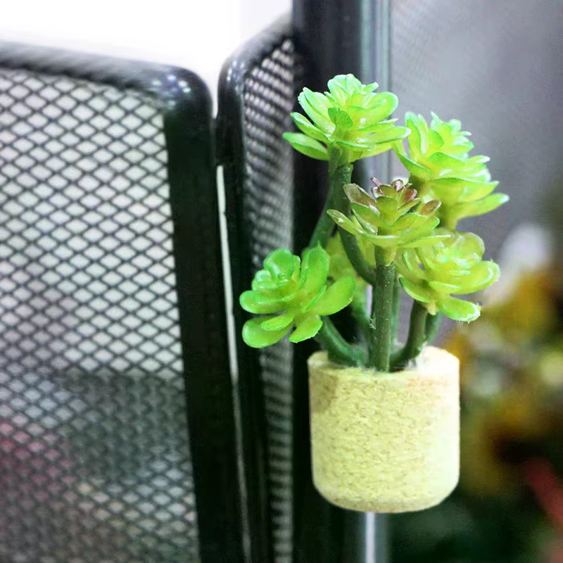 Maison de poupée 1:12, Simulation de plante florale en pot