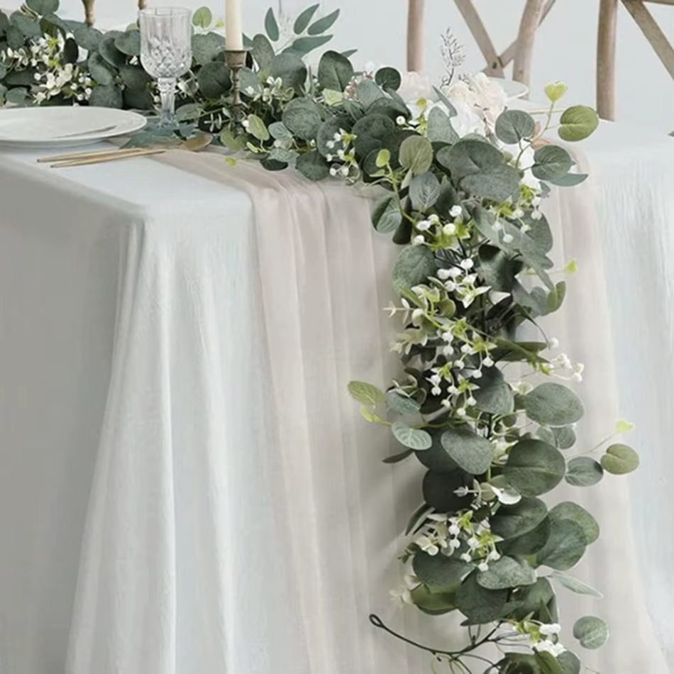 Plante artificielle, feuille verte