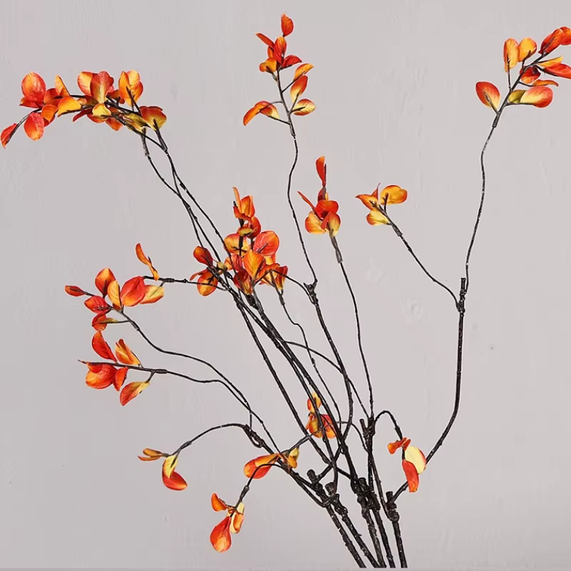 Feuille d'érable rouge artificielle