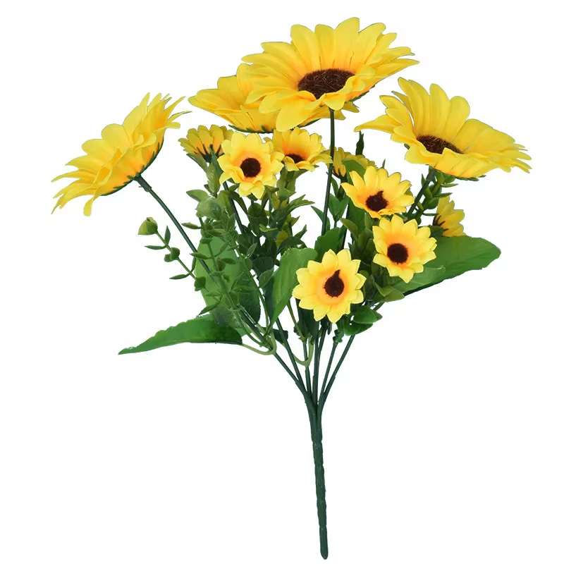 Tournesol unique, fleur artificielle